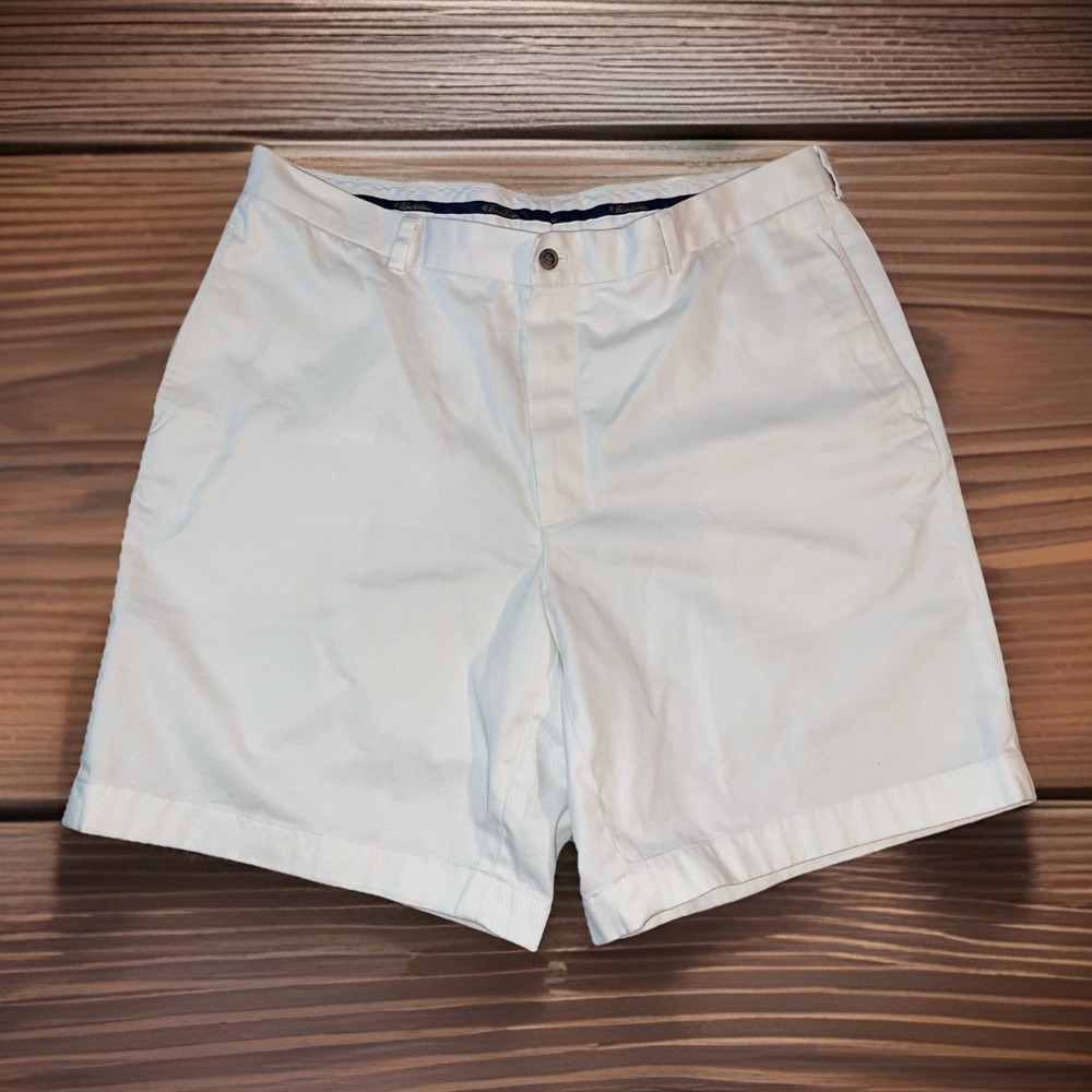 Brooks Brothers Shorts Men 40 White‎ Golf Beach Cruise Yacht Country Club